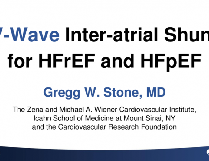 V-Wave for HFrEF and HFpEF