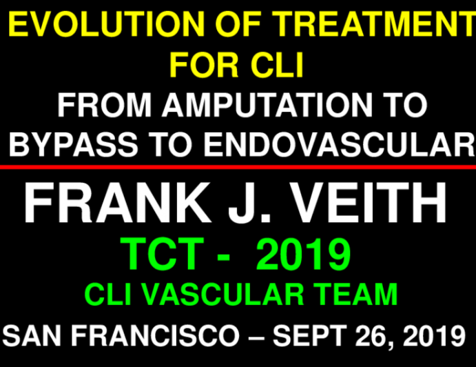 Endovascular Team - CLI Vascular Team: Vascular Surgery Perspective