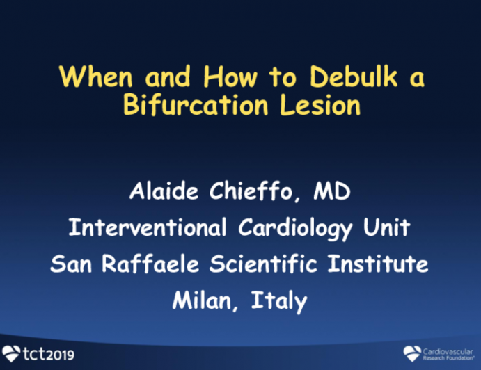 When and How to Debulk Bifurcation Lesion?