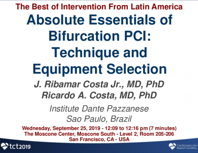 Absolute Essentials of Bifurcation PCI: Technique and Equipment Selection