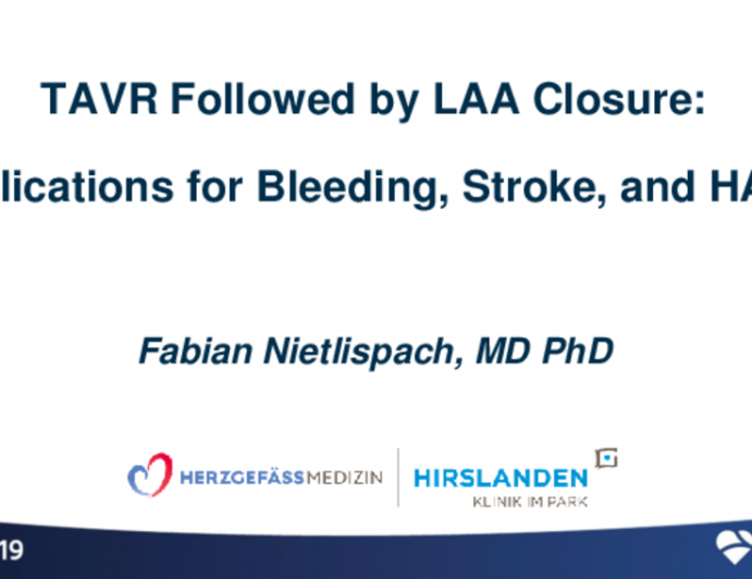 TAVR Followed by LAA Closure: Implications for Bleeding, Stroke, and HALT