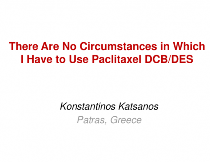 There Are No Circumstances in Which I Have to Use DCB/DES