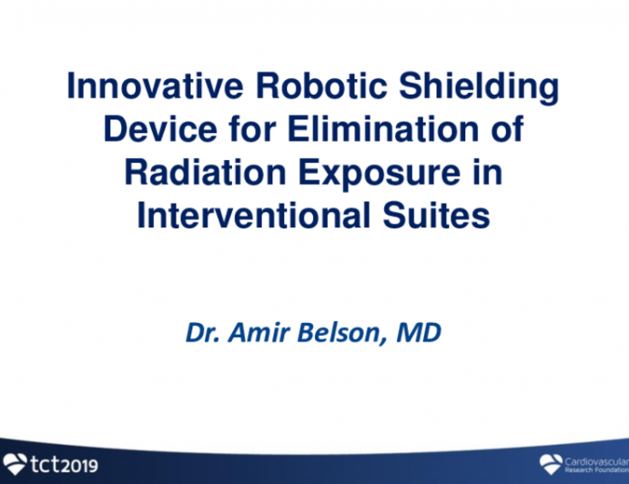 Featured Technological Trends - Innovative Robotic Shielding Device for Elimination of Radiation Exposure for Interventional Suite Personnel