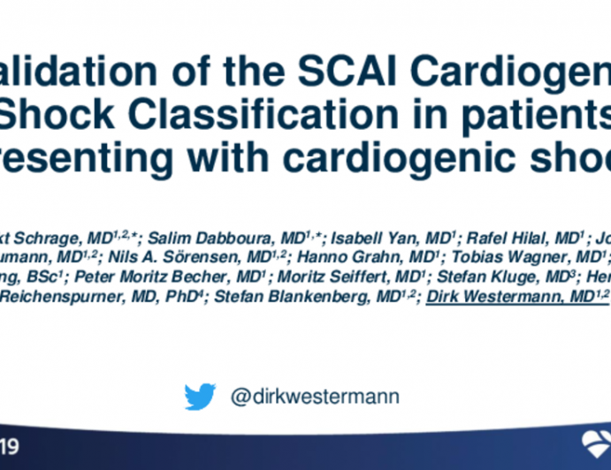 Shock Prognosis: Validation of the SCAI Cardiogenic Shock Classification