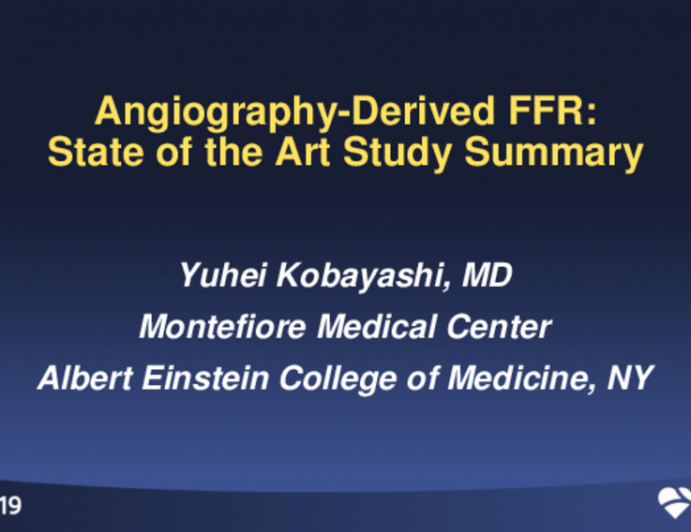 Angiography-Derived FFR: State of the Art Study Summary