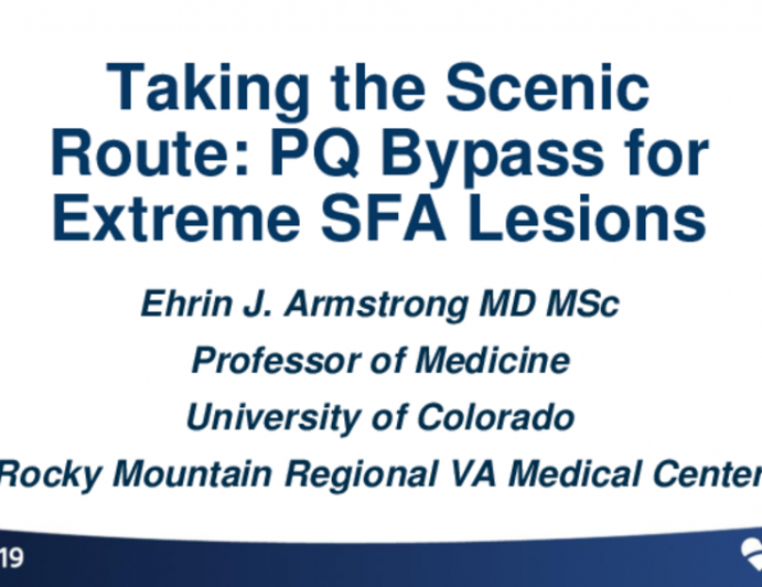 Taking the Scenic Route: PQ Bypass for Extreme SFA Lesions