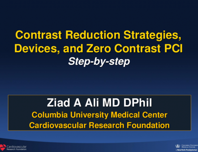 CIN Prevention III: Contrast Reduction Strategies, Devices, and Zero Contrast PCI (Step-by-Step)