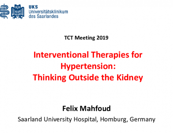 Interventional Therapies for Hypertension: Thinking Outside the Kidney