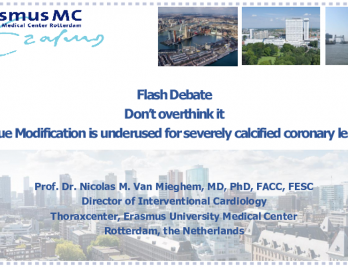 Flash Debate 2: Don’t Overthink It — Plaque Modification Is Underused for Severely Calcified Coronary Lesions!