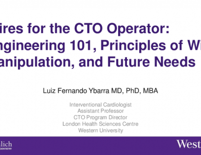 Wires for the CTO Operator: Engineering 101, Principles of Wire Manipulation, and Future Needs