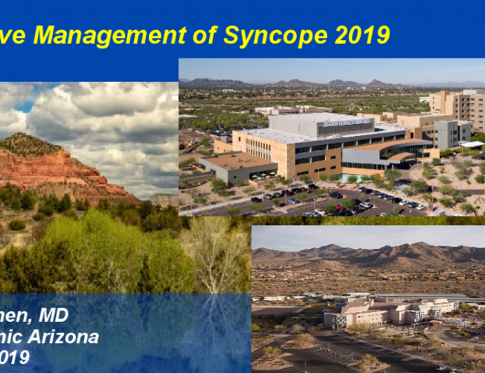 Effective Management of Syncope 2019