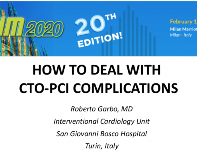 How to Deal With CTO-PCI Complications