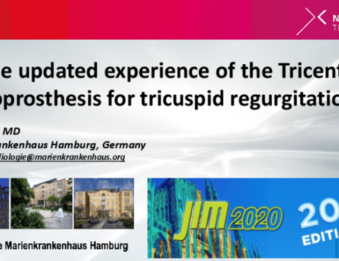 The updated experience of the Tricento bioprosthesis for tricuspid regurgitation