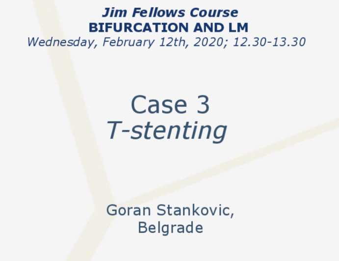 Case 3: T-stenting 