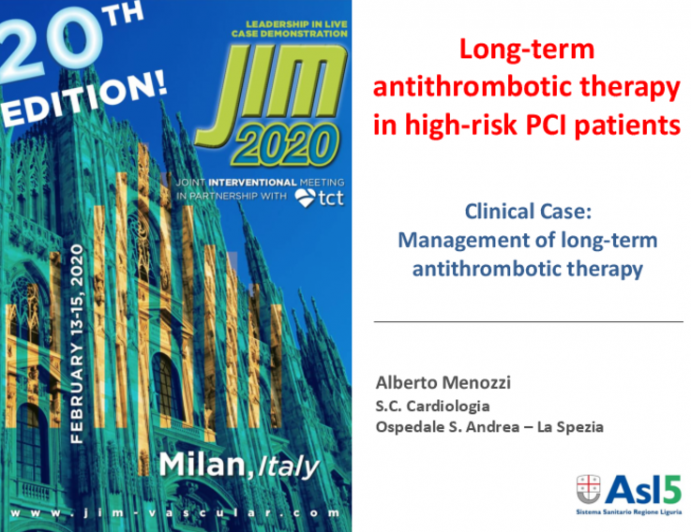 Long-term  antithrombotic therapy  in high-risk PCI patients