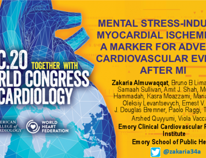 Mental Stress-Induced Myocardial Ischemia as a Marker for Adverse Cardiovascular Events After MI
