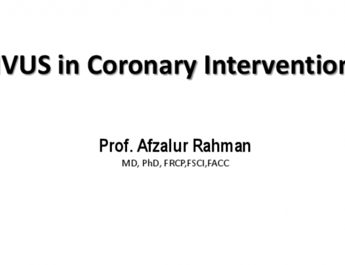 IVUS in Coronary Intervention