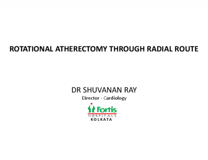 Role of Atherectomy Through Radial Route