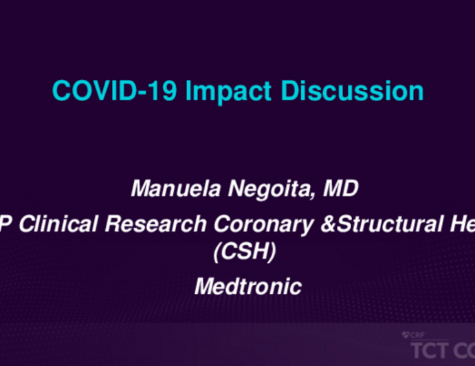 COVID-19 IMPACT VIEWS From the … - Industry Sponsors (Supporting Innovation and Medical Device Approval)