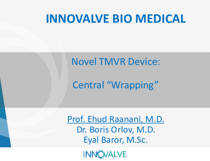Central Chordal Wrapping for TMVR (Innovalve)
