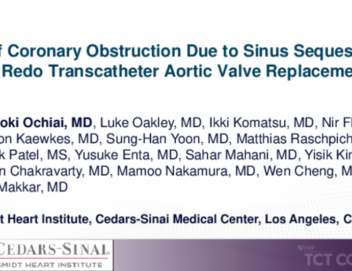 TCT 464: Risk of Coronary Obstruction Due to Sinus Sequestration in Repeat Transcatheter Aortic Valve Replacement
