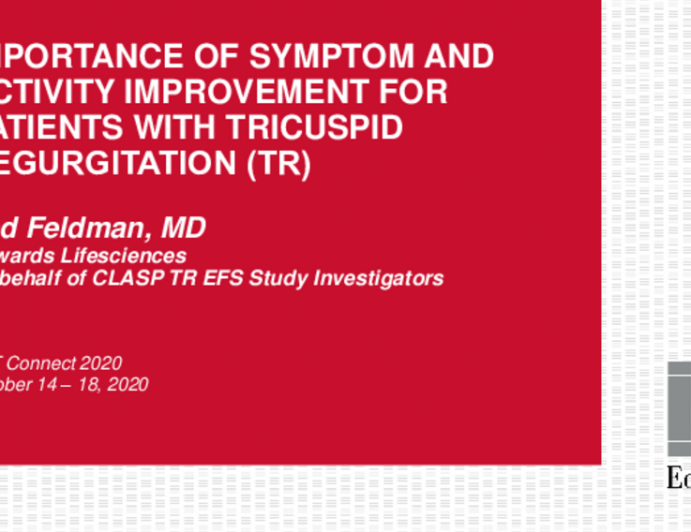 TCT 494: Importance of Symptom and Activity Improvement for Patients With Tricuspid Regurgitation (TR)