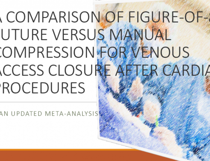 TCT 292: A Comparison of Figure-of-8 Suture vs Manual Compression for Venous Access Closure After Cardiac Procedures: An Updated Meta-Analysis