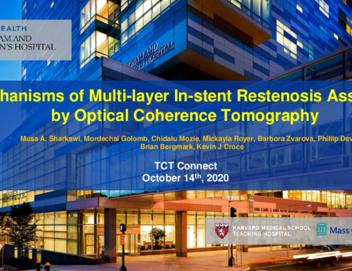 TCT 409: Mechanisms of Multi-layer In-stent Restenosis Assessed by Optical Coherence Tomography