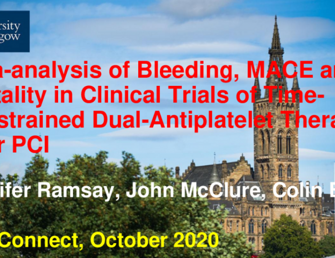 TCT 059: Meta-Analysis of Bleeding, MACE and Mortality in Clinical Trials of Time-Constrained Dual-Antiplatelet Therapy After PCI