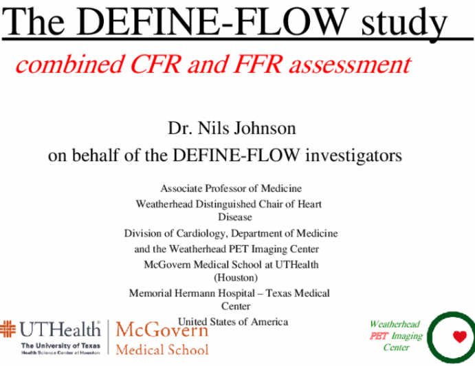 The DEFINE-FLOW study combined CFR and FFR assessment