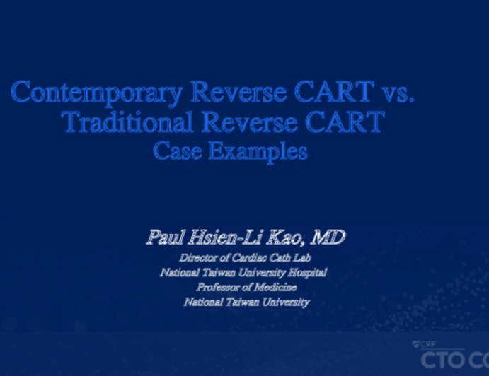 Contemporary Reverse CART vs. Traditional Reverse CART Case Examples