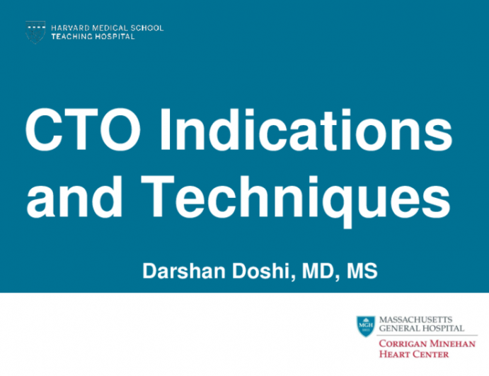 CTO Indications and Techniques
