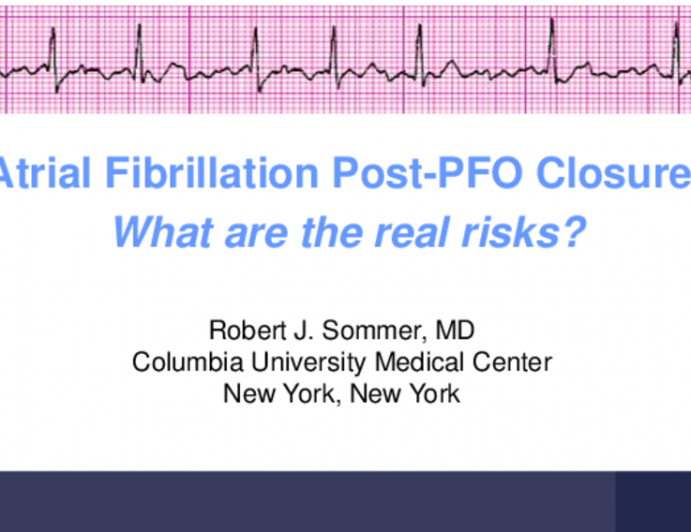 PFO Closure and Atrial Fibrillation