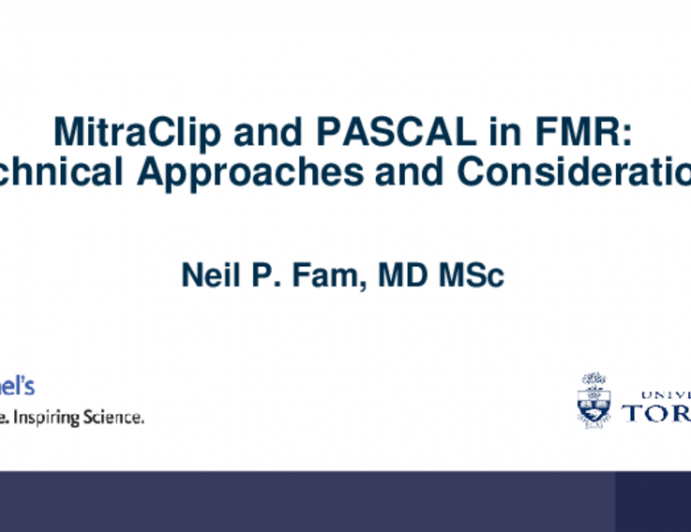 MitraClip and Pascal in FMR: Technical Approaches and Considerations