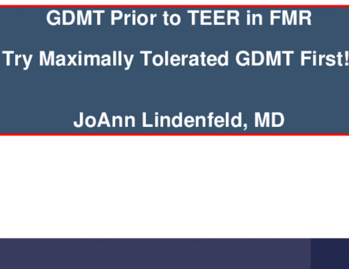 Try Maximally-Tolerated GDMT First!