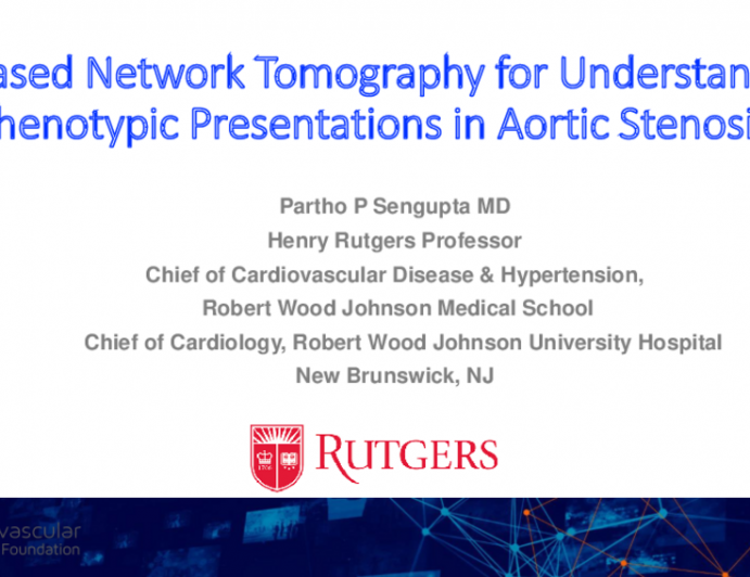 AI-Based Network Tomography for Understanding Phenotypic Presentations in Aortic Stenosis