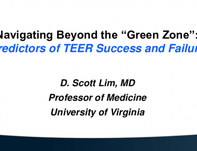 Navigating Beyond the “Green Zone”: Predictors of TEER Success and Failure