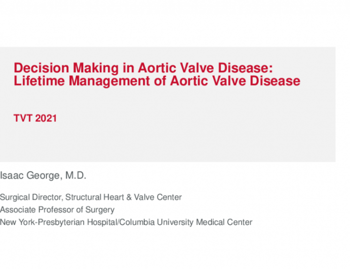TAVR and SAVR “Sequencing”: Lifelong Management Journey of Severe AS