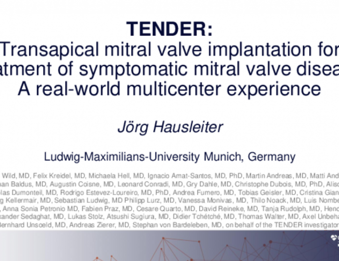 Transapical Mitral Valve Implantation for Treatment of Symptomatic Mitral Valve Disease: A Real-world Multicenter Experience