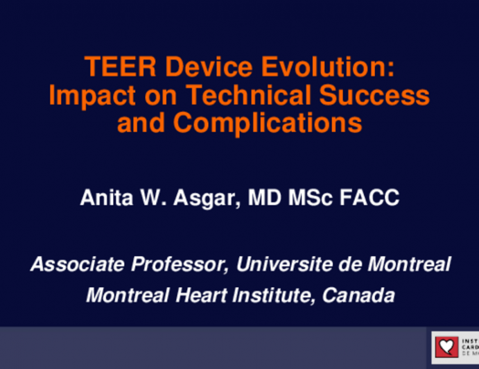 TEER Device Evolution: Impact on Technical Success and Complications