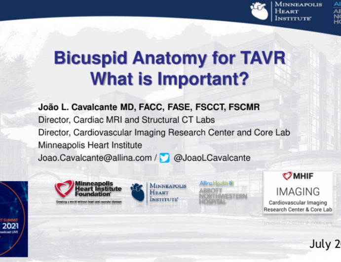 Bicuspid Anatomy for TAVR: What Is Important?