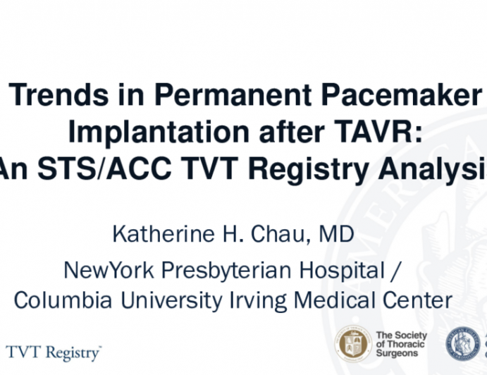 National Trends in Permanent Pacemaker Implantation After Transcatheter Aortic Valve Replacement: An Analysis From the STS/ACC TVT Registry