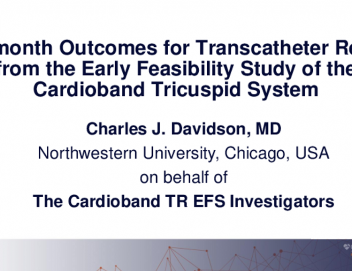 Six-month Outcomes for Transcatheter Repair From the Cardioband Tricuspid System Early Feasibility Study