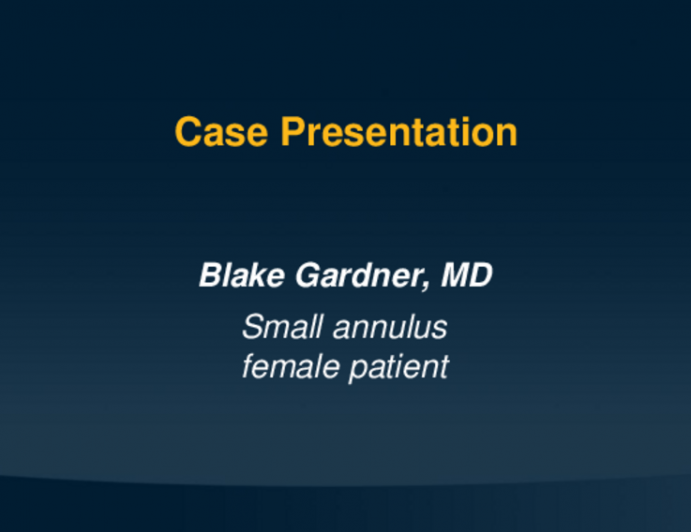 Case Presentation and Discussion