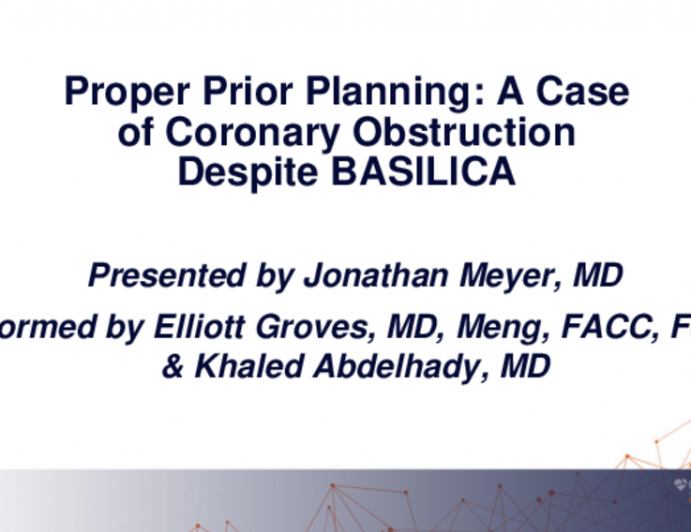 Proper Prior Planning: A Case of Coronary Obstruction Despite BASILICA