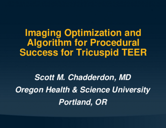 Imaging Optimization and Algorithm for Procedural Success