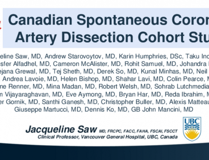 Canadian SCAD: Long-Term Clinical Outcomes of SCAD From the Nationwide Prospective North American Registry