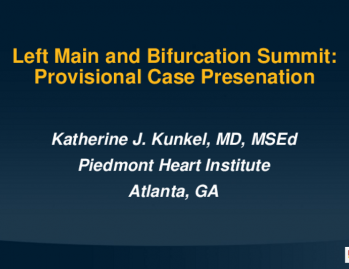 Case 2: Provisional Ending With Two Stents