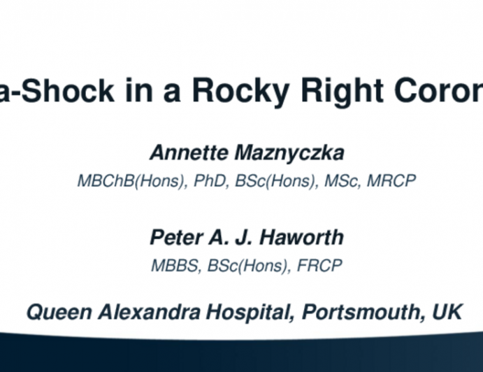 TCT 657: Rota-Shock in a Rocky Right Coronary