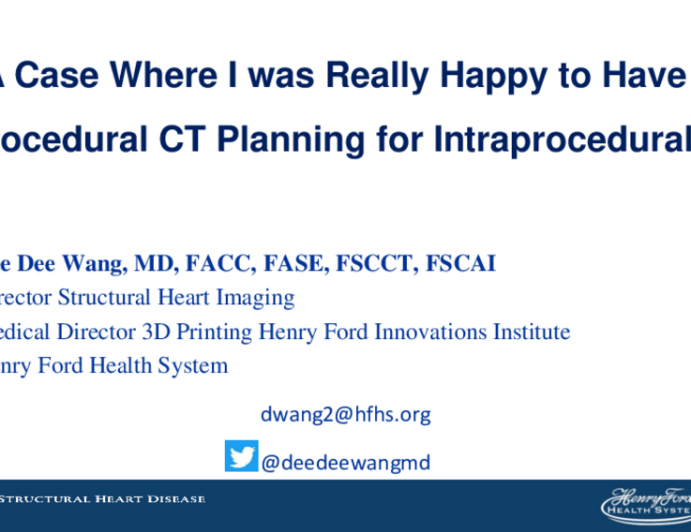 A Case Where I Was Really Happy to Have Pre-Procedural CT Planning as Additive Planning for Intraprocedural TEE